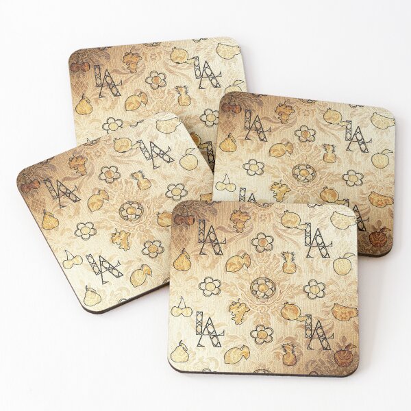 Item preview, LA Design - golden brown textile designed and sold by LA DESIGN.