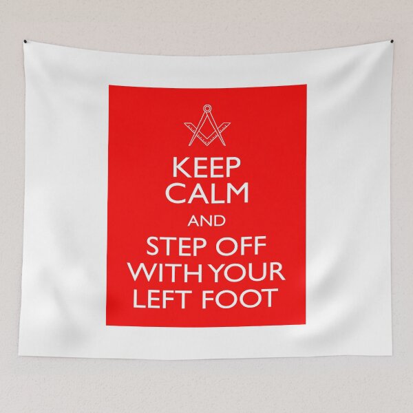 Item preview, Freemasonry Keep Calm And Step Off  Slogan designed and sold by A Little Shop of Light.