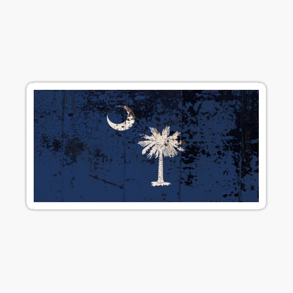 Item preview, South Carolina Flag Rustic designed and sold by TRowanDesign.