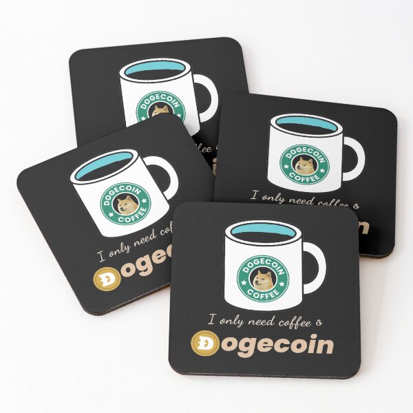 Artikelvorschau, Kaffee und Dogecoin entworfen und verkauft von Studio624.