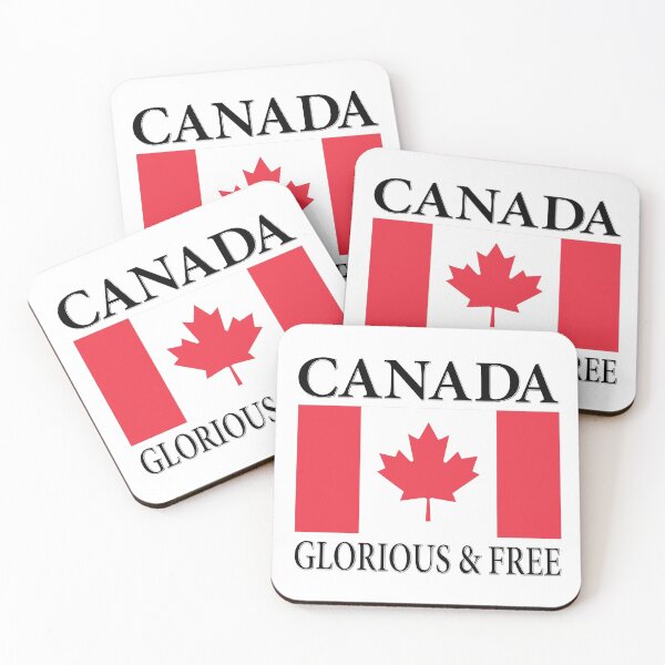 Item preview, Canada Glorious & Free Design in Black Letering designed and sold by Kevin Michael McCall.