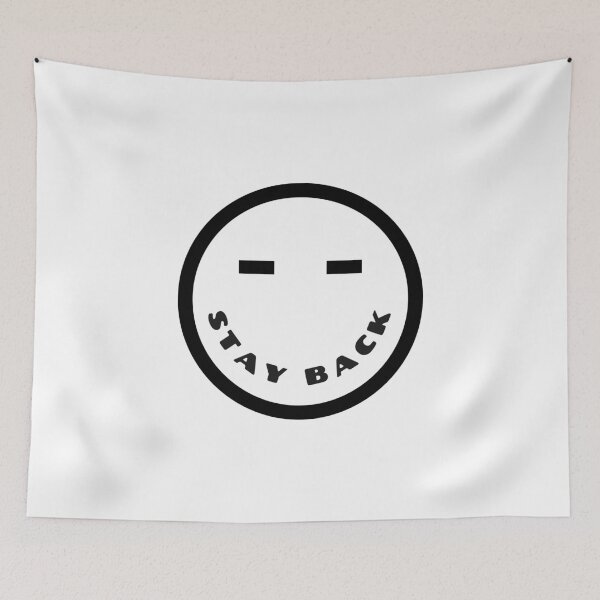 Item preview, Stay Back Funny Emoji Design designed and sold by boopsblunt.