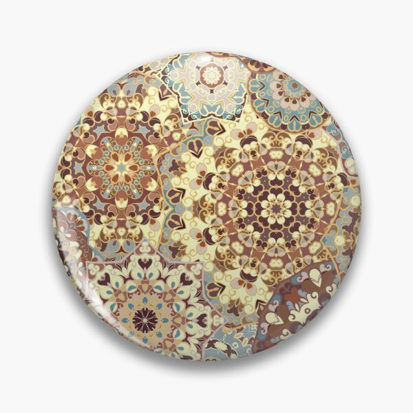 Item preview, Seamless pattern with floral mandala designed and sold by IrinaGuArt.
