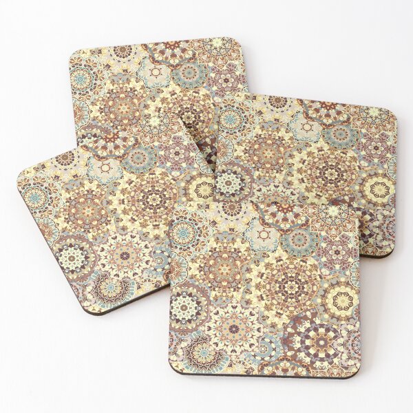Item preview, Seamless pattern with floral mandala designed and sold by IrinaGuArt.