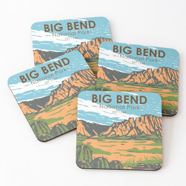 Item preview, Big Bend National Park Chihuahuan Desert Vintage designed and sold by KrisSidDesigns.