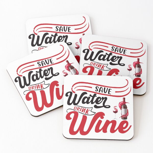 Item preview,  Save Water Drink Wine funny wine quote designed and sold by DesignHouse07.