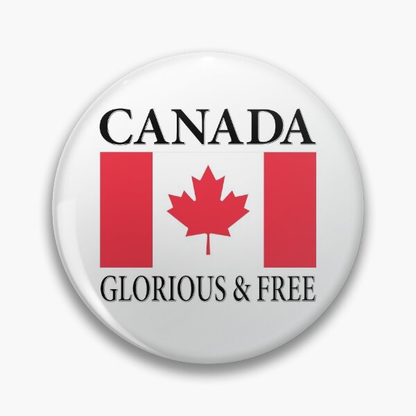 Item preview, Canada Glorious & Free Design in Black Letering designed and sold by Kevin Michael McCall.
