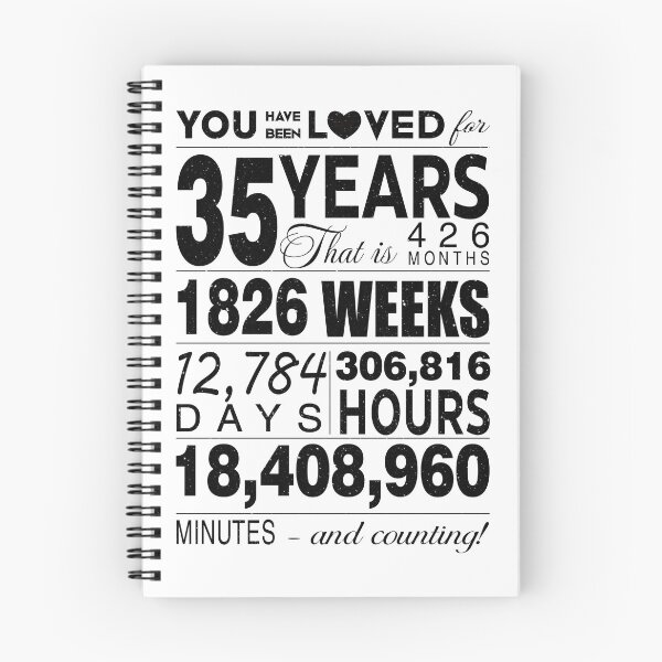 Item preview, 35 Years You Have Been Loved For 35 Years Celebration For 35th Birthday Party 35th Anniversary Birthday Gifts designed and sold by David David.