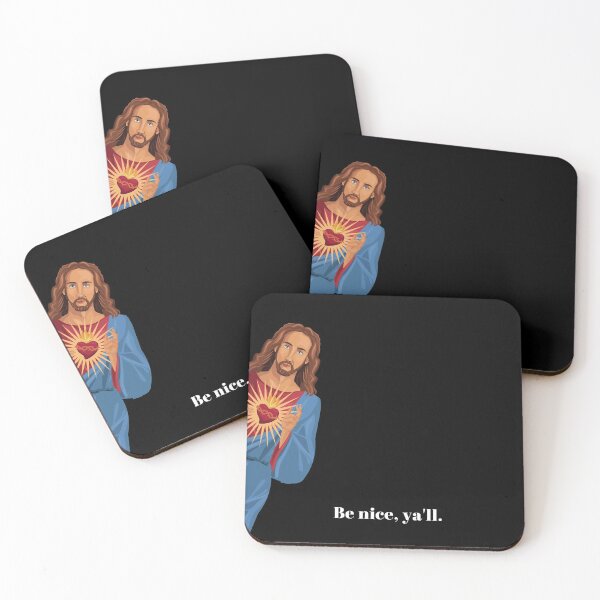 Item preview, Funny Jesus Be Nice Ya'll Religious Humor Friendly Hilarious Meme Design designed and sold by BoomDesignsUS.