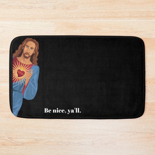 Item preview, Funny Jesus Be Nice Ya'll Religious Humor Friendly Hilarious Meme Design designed and sold by BoomDesignsUS.