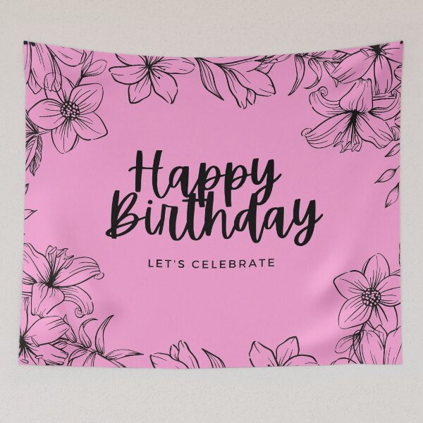 Item preview, Happy Birthday Flowers designed and sold by MariesDesigns11.