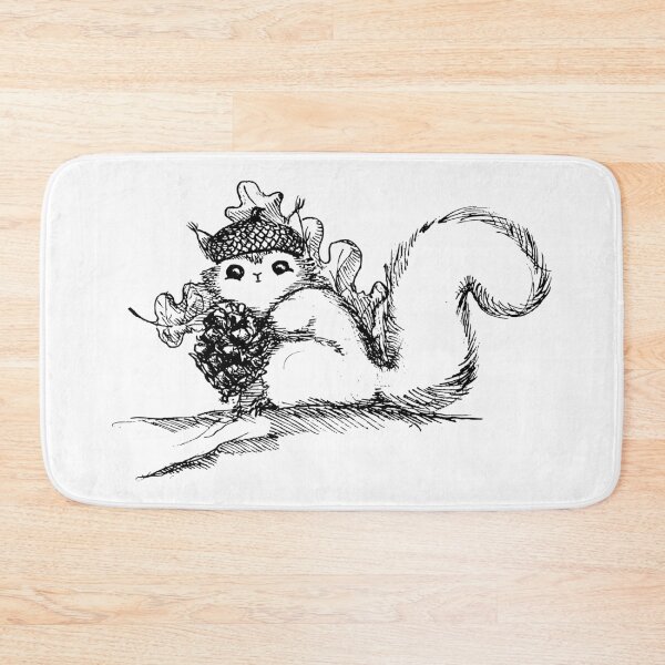 Item preview, Squirrel with acorn hat designed and sold by BarbaraMT.