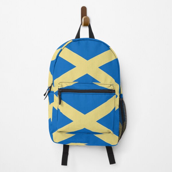 Item preview, Buff and Blue Saltire Flag (buff agus bratach gorm) designed and sold by JonathanR1994.