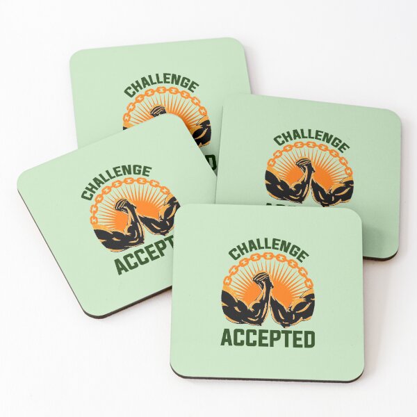 Item preview, challenge accepted challenge taken up designed and sold by loiret1958.