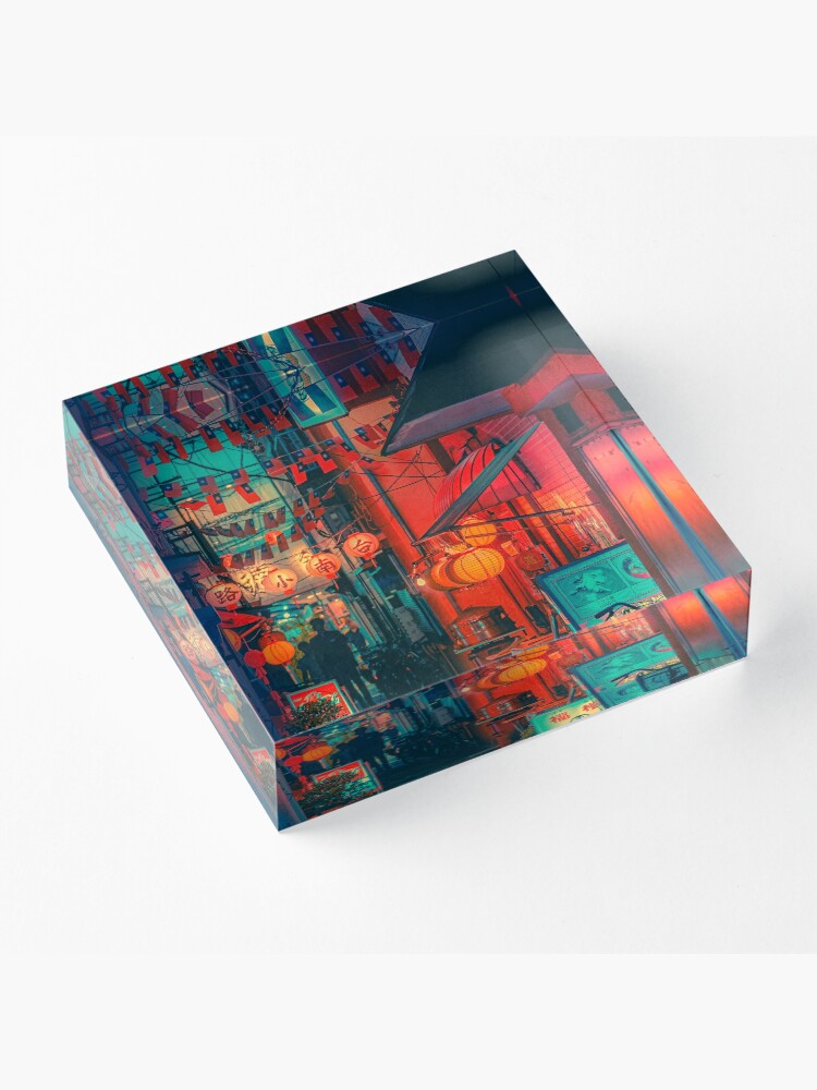 Alternate view of 16 Years - Japan Night Photo Acrylic Block