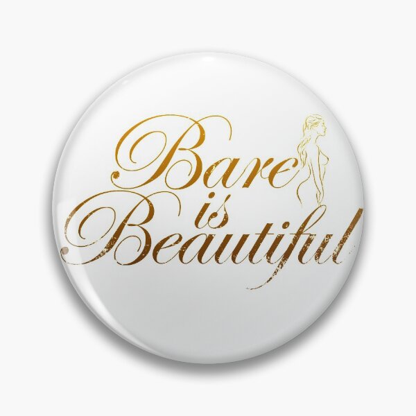 Item preview, Bare is Beautiful Naturism Nudist Lifestyle Classic Design designed and sold by NaturistGifts.