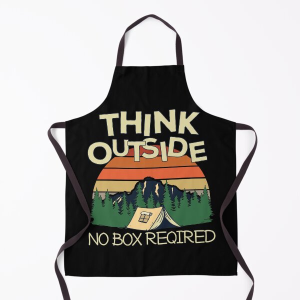 Item preview, Think outside no box required - gift for hiking, mountains, nature lovers designed and sold by hyggekrog.