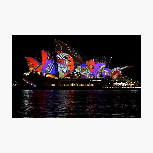 Vivid 2016 Opera House 36 Photographic Print