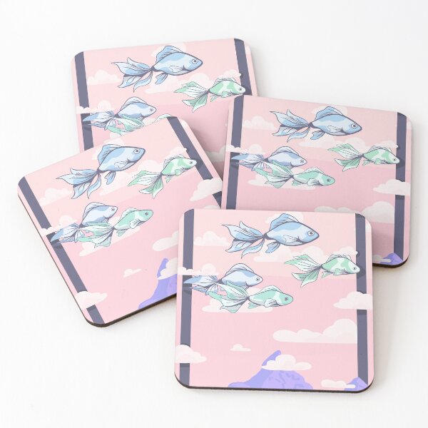 Item preview, Flying Fish in the Sky with Mountains designed and sold by ProjectSudoro.
