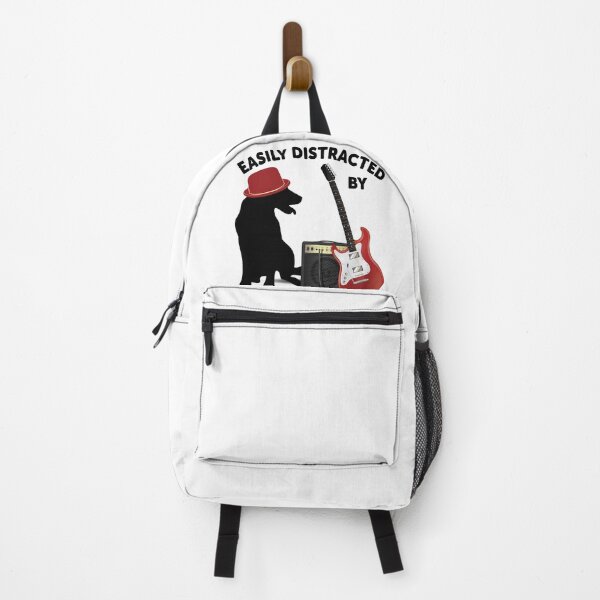 Item preview, easily distracted by dogs and guitar designed and sold by Risala.