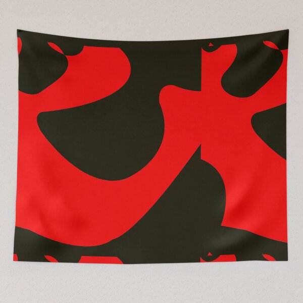 Item preview, Red and Black Abstract Art designed and sold by Nisha Prabhu.