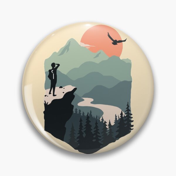 Item preview, Camper on top of the mountain looking at the sunset designed and sold by dudilyra.