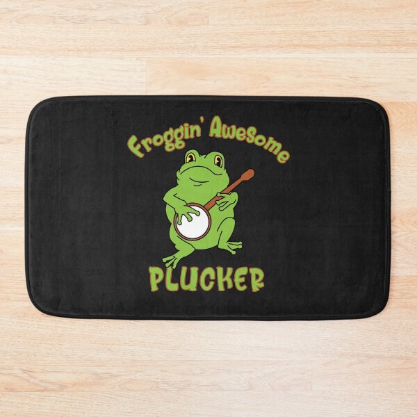 Item preview, Cottagecore Frog FROGGI'N AWESOME PLUCKER BANJO Pun designed and sold by KatesFunnyArt.