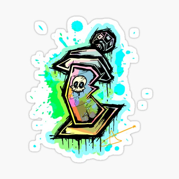 Graffiti Can - Illustration 2021 Sticker