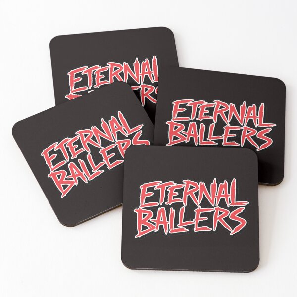 Artikelvorschau, Rotes Logo der ewigen Baller entworfen und verkauft von EternalBallers.