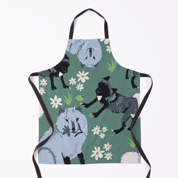 Item preview, Arctic Fox vector art teal designed and sold by EskTuulispaa.