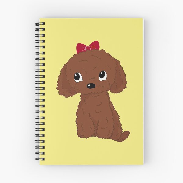 Item preview, Cute Red Toy Poodle Apricot Toy Poodle designed and sold by Cat N' Doodles.