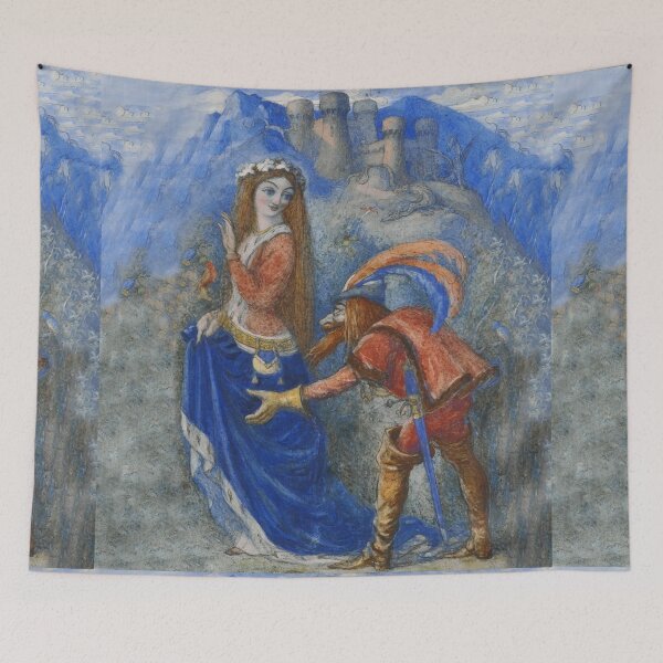 Item preview, Rumplestiltskin illustration art  designed and sold by Vintage Designs +.