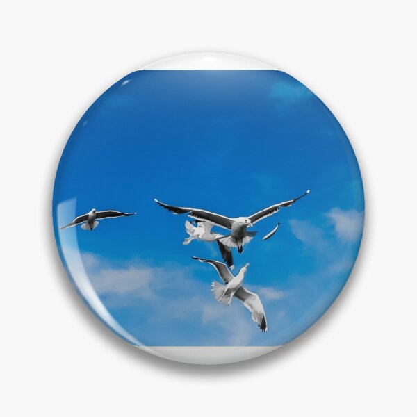 Item preview, Seagulls In Flight designed and sold by DiddyH.