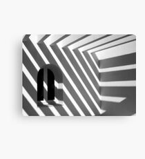 Geometric shadows Canvas Print