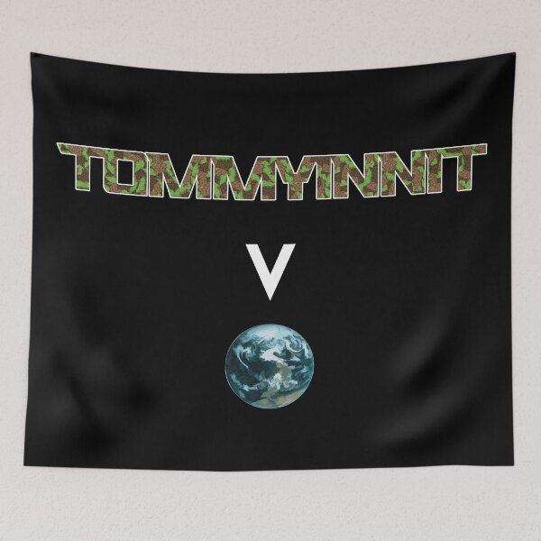 Item preview, Tommyinnit above the world - Minecraft designed and sold by 2Girls1Shirt.