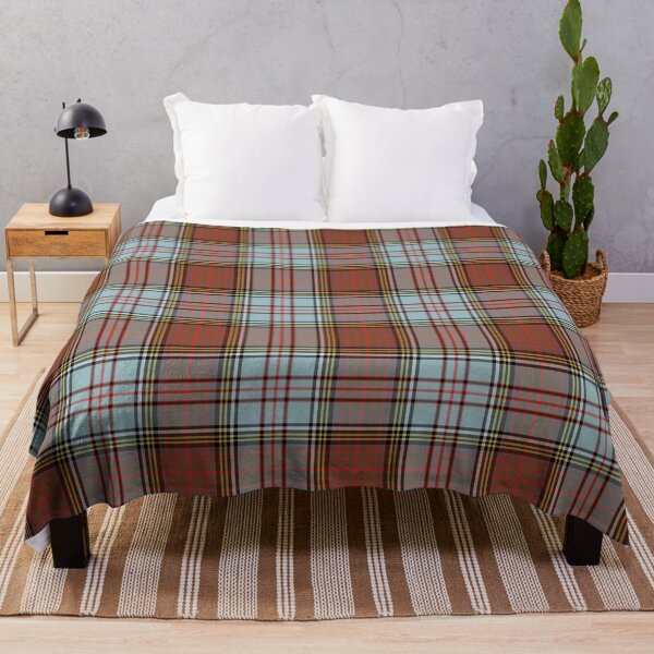 Artikelvorschau, Anderson Weathered / Andersson Clan Tartan | Nettes braunes Plaid entworfen und verkauft von cutetartanshop.