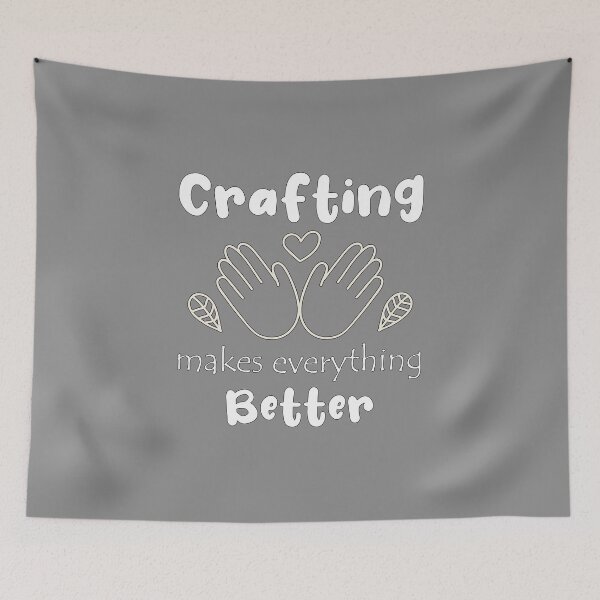 Item preview, Crafting makes everything better, Awesome gift for your friends and Handmade lovers designed and sold by abdelhak2005.
