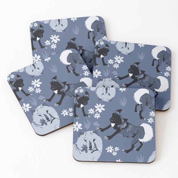 Item preview, Arctic Fox vector art blue designed and sold by EskTuulispaa.