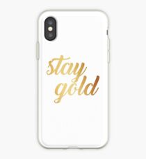 Bleib Gold iPhone-Hülle & Cover