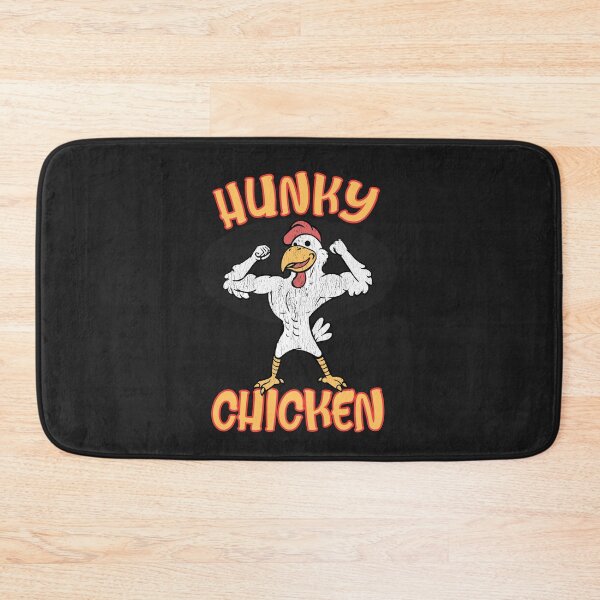 Item preview, Hunky Chicken Muscles Fitness Workout Gym Nerd designed and sold by KatesFunnyArt.