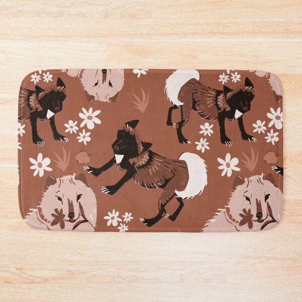Item preview, Arctic Fox vector art warm brown designed and sold by EskTuulispaa.