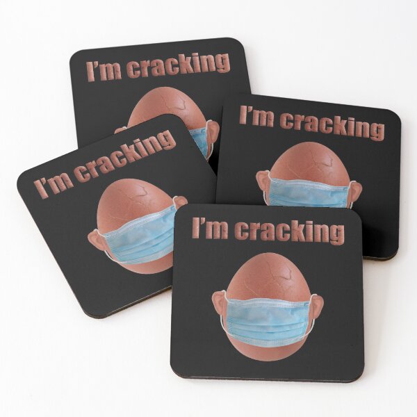Item preview, I'm cracking, easter egg wwaring mask and breaking down designed and sold by MimmyG.
