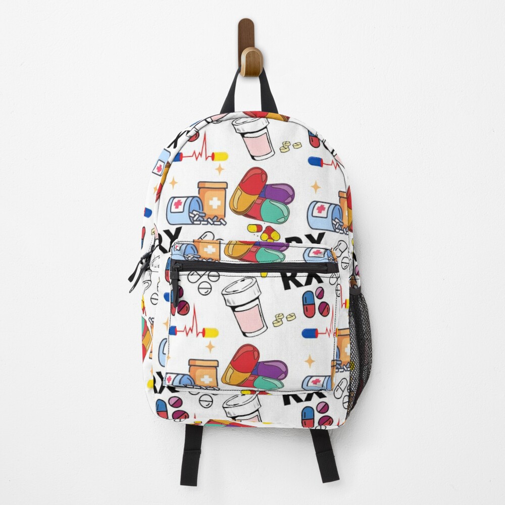 Pharmacy Pattern Luggage Cover