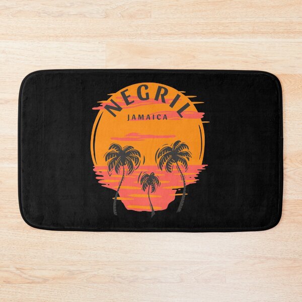 Item preview, Negril Jamaica Palm Trees Skull Sunset designed and sold by ReallyAwesome.