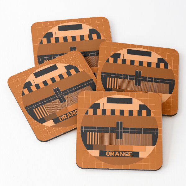 Item preview, Orange test pattern designed and sold by wowcele.