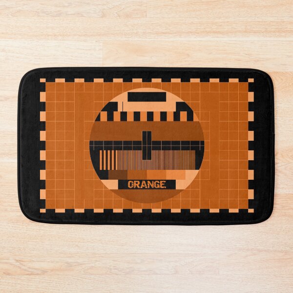Item preview, Orange test pattern designed and sold by wowcele.