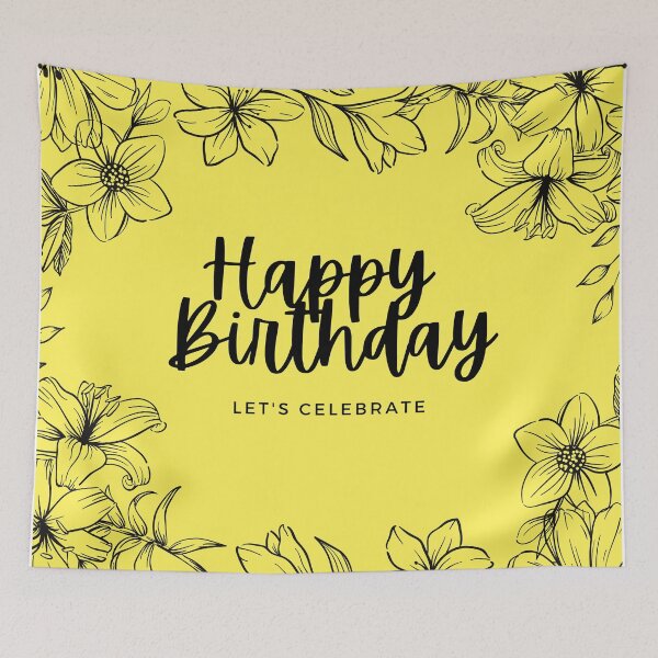 Item preview, Happy Birthday Flowers designed and sold by MariesDesigns11.