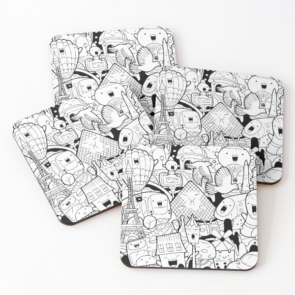 Item preview, Addicted To Paris Travel Lover Paris Lover Frenchmen Colol Doodle Pattern Design designed and sold by micreations.
