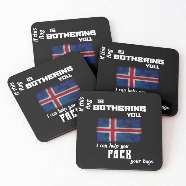 Item preview, Icelandic flag - pack your bags designed and sold by 2Girls1Shirt.