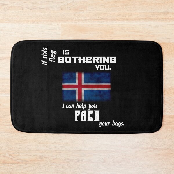 Item preview, Icelandic flag - pack your bags designed and sold by 2Girls1Shirt.